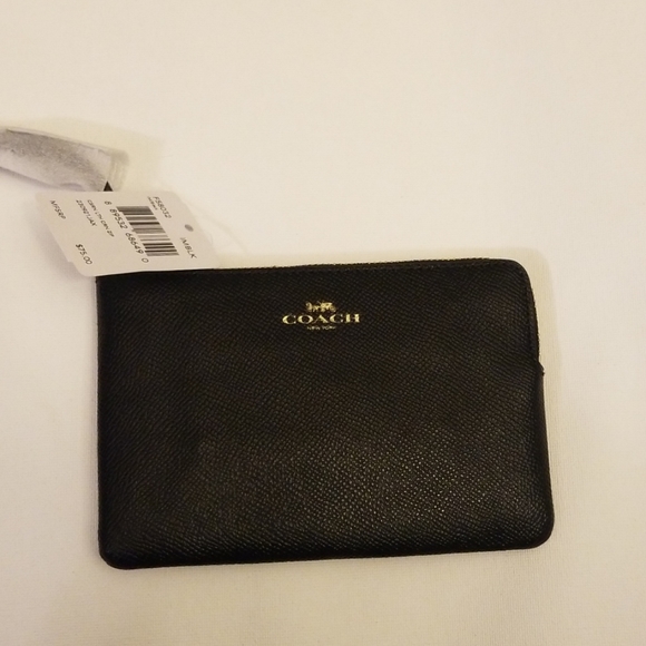 Coach Handbags - Coach wristlet, black, NWT